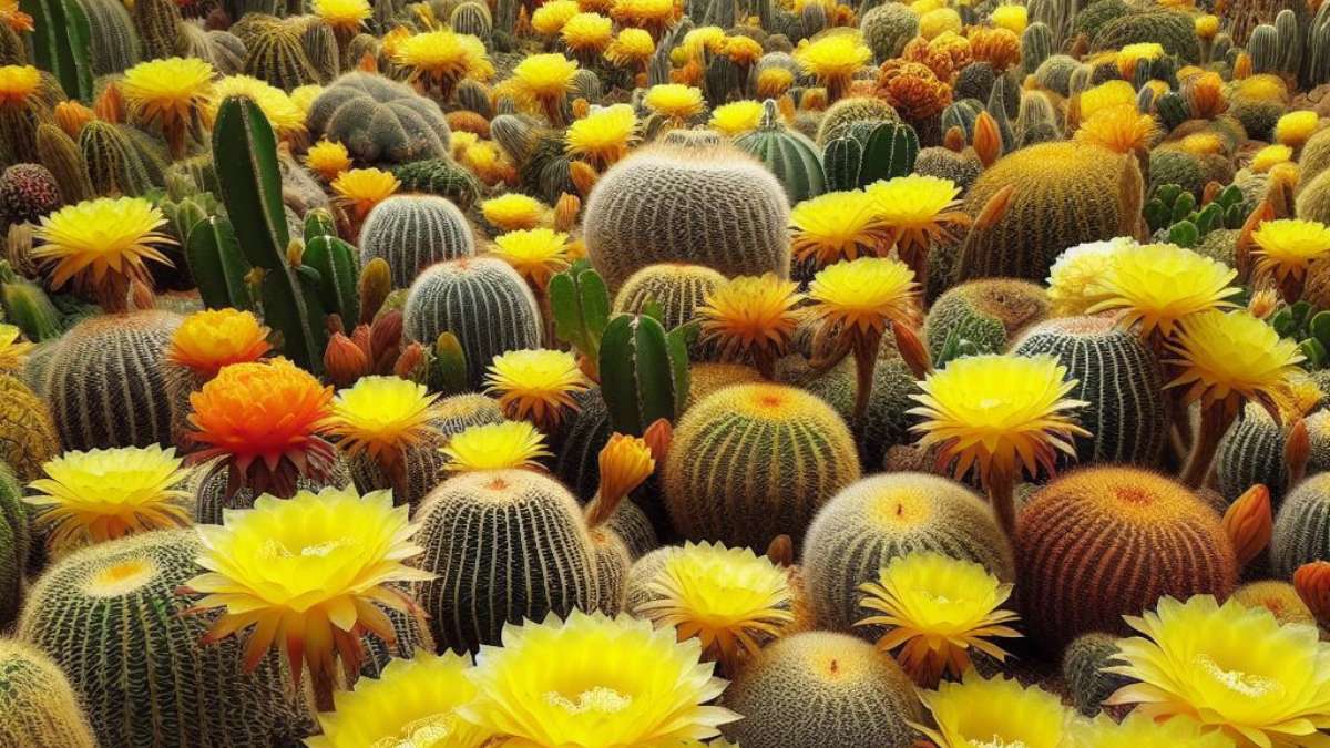 Yellow Flower Cactus Plants
